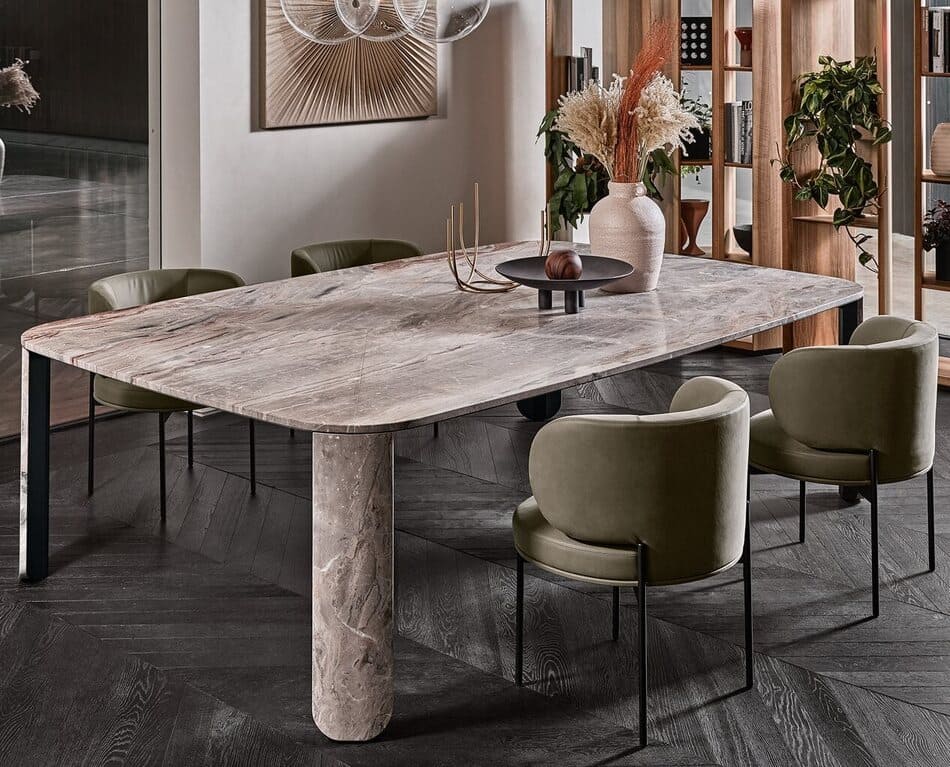 Clemo T Dining Table By Gallotti & Radice Modern Dining Tables